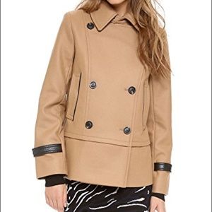 LIKE NEW Club Monaco Camel Italian Wool Peacoat